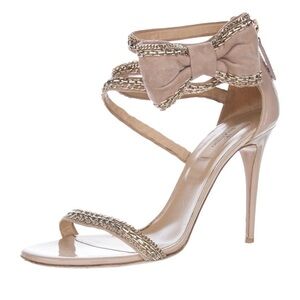 Valentino chain link bow sandals
